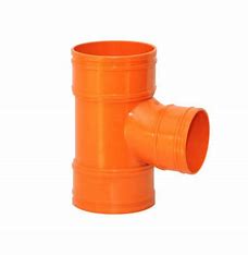 TUBING TEE ORANGE 4"