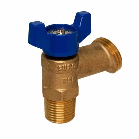 QUARTER TURN BRASS DRAIL BOILER