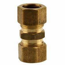 BRASS HOSE FITTING 1/4" X 1/4"