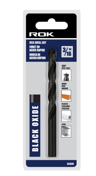 DRILL BIT  HSS 3/16'' 2PC