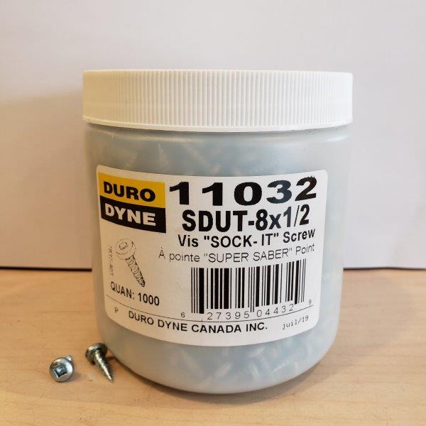 DURO METAL SCREW 8 X 1/2