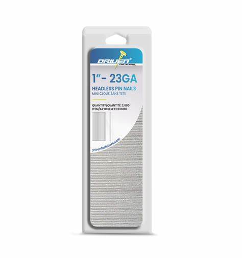 BRAD NAILS 1" 23 GA 2600 PCS