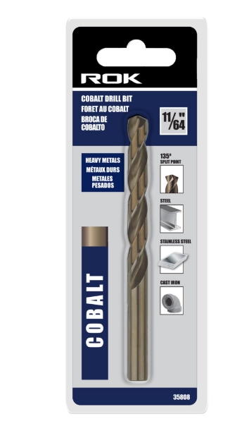 DRILL BIT COBALT 11/64''