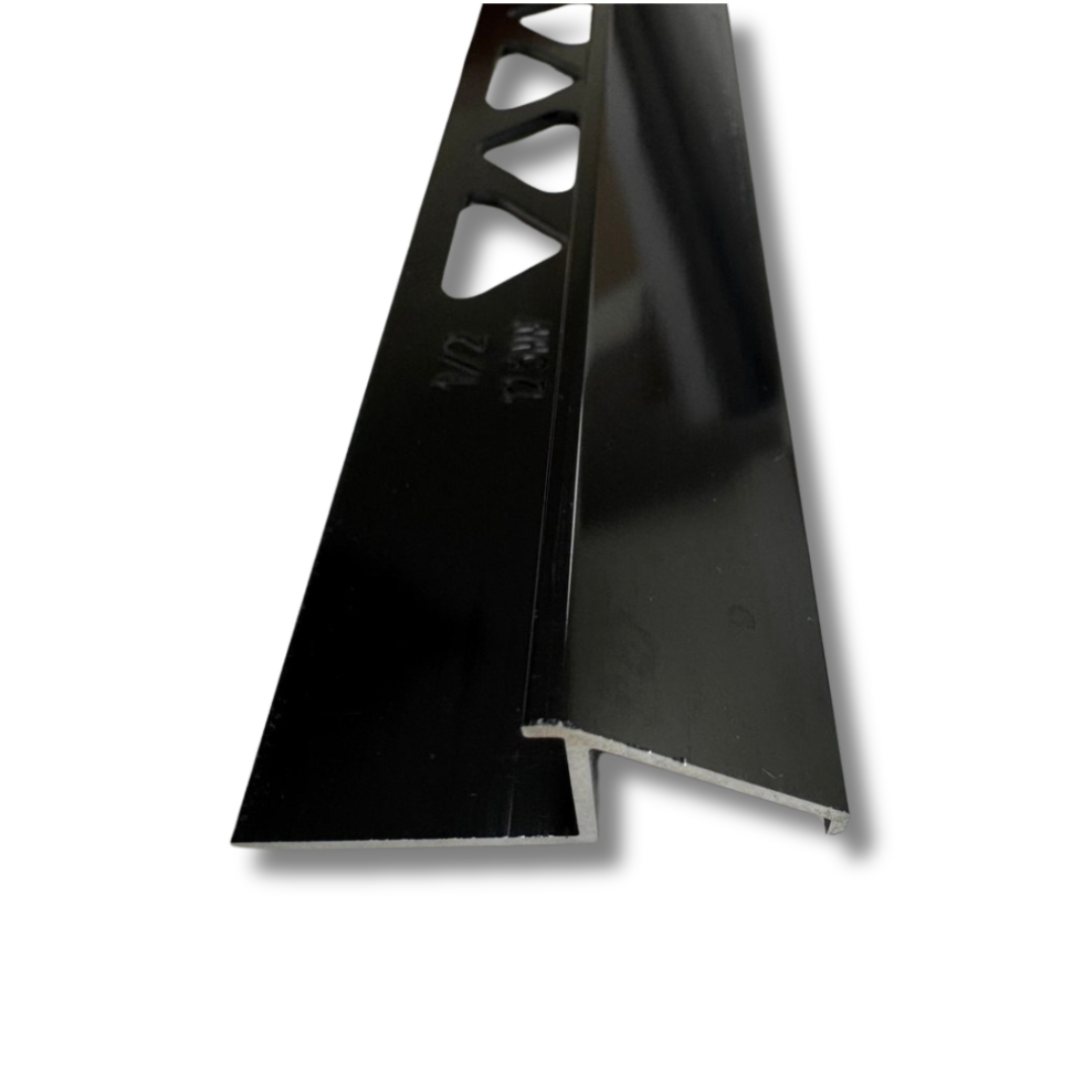 TILE TO CARPET EDGE BLAC 1/2"-8'