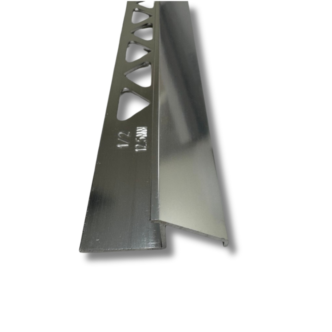 TILE TO CARPET EDGE CHRO 1/2"-8'