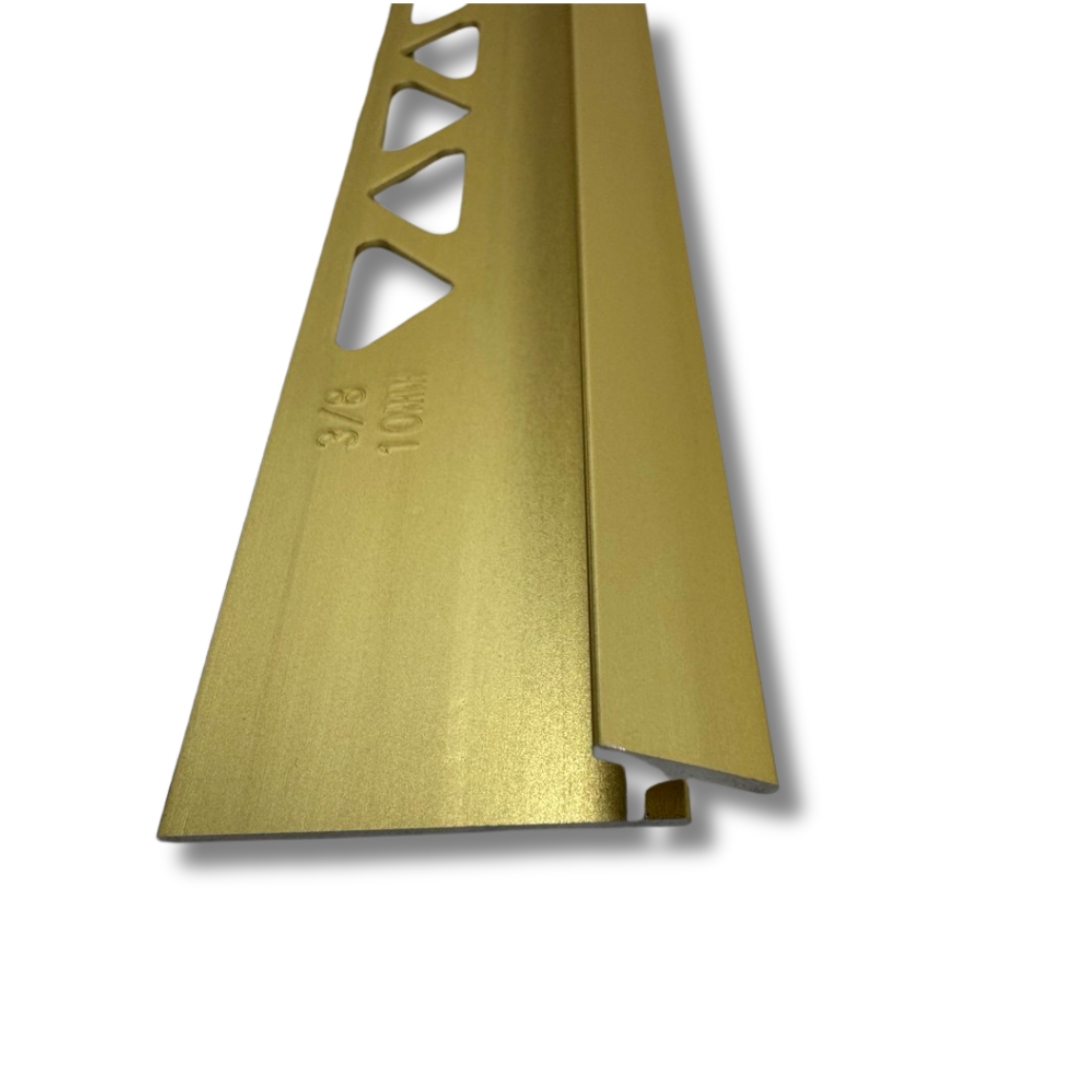 TILE TO CARPET EDGE GOLD 3/8"-8'