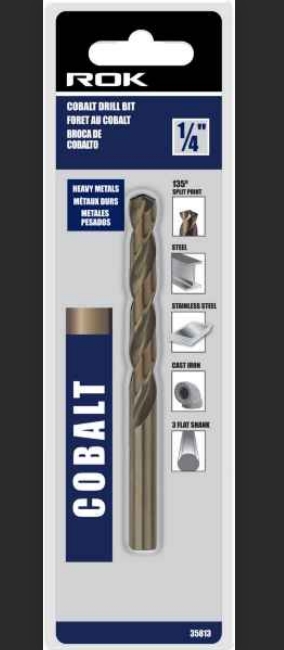 DRILL BIT COBALT 1/4''