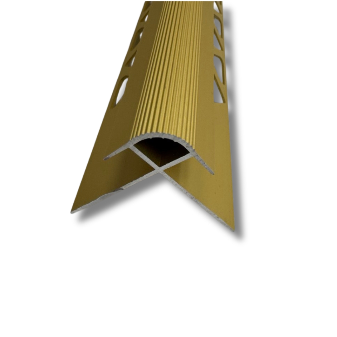 METAL TILE EDGE GOLD 5/16"x8'KPT