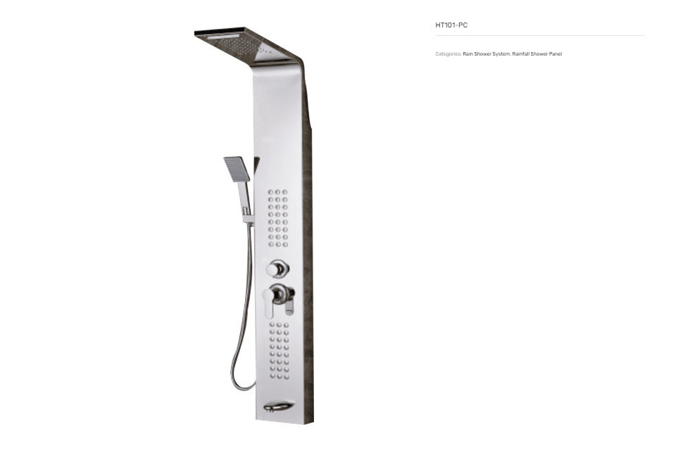 SHOWER PANEL HT-101 BG