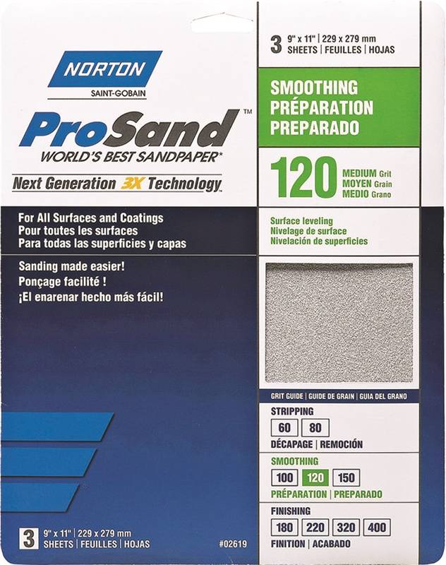 PROSAND HIGH SANDPAPER 120 GRIT