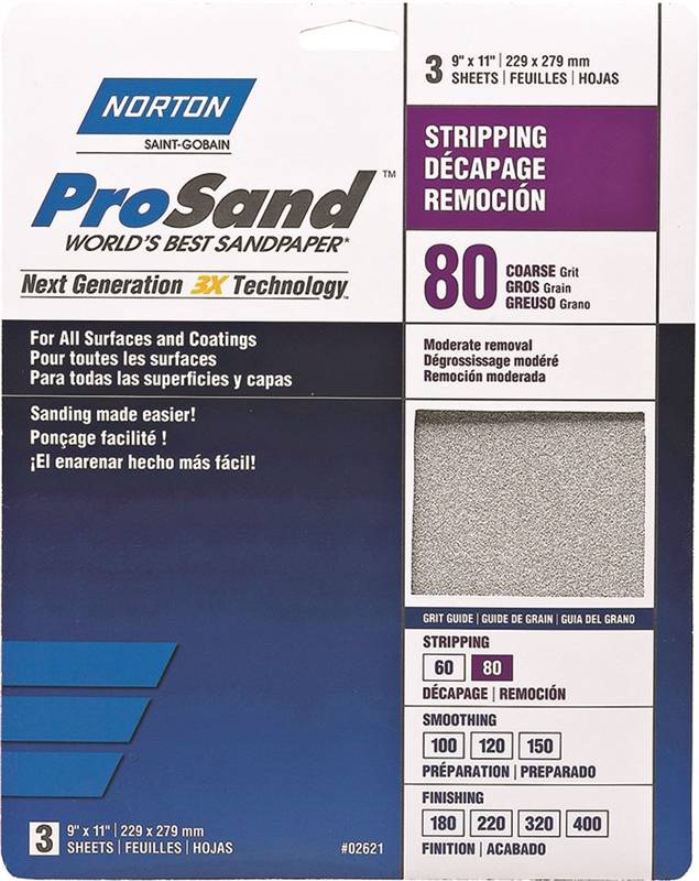 PROSAND HIGH SANDPAPER 80 GRIT