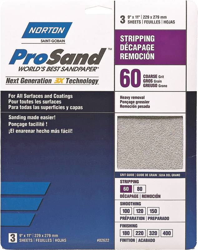 PROSAND HIGH SANDPAPER 60 GRIT