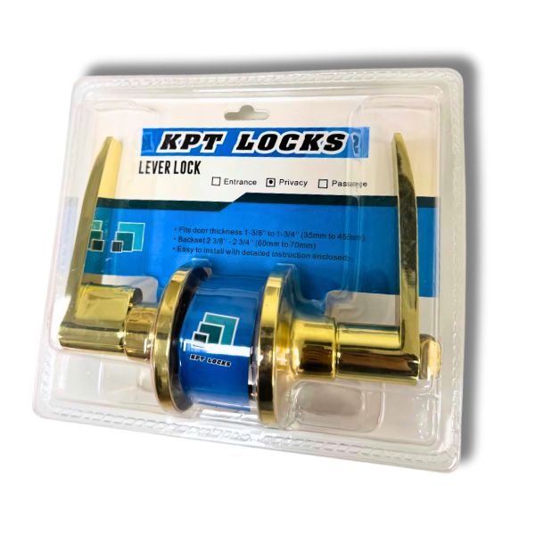 KPT LEVER LOCK ENTRY GOLD