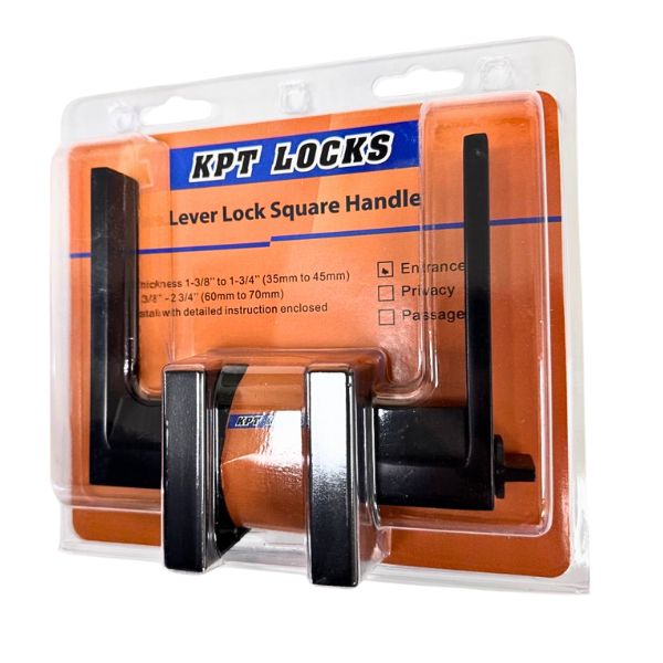 KPT HD LEVER SQ BLACK PRIVACY