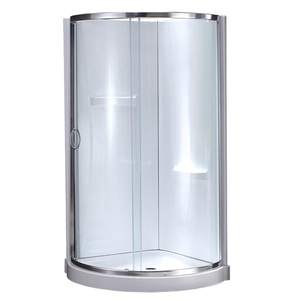 SHOWER DOOR +BASE ROUND 32X32X78
