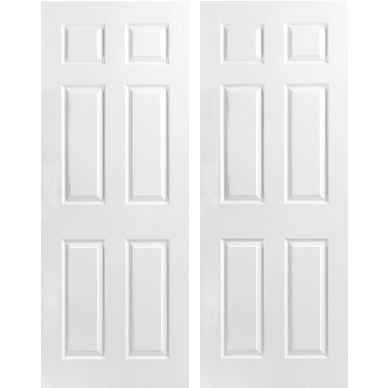 DOUBLE DOOR 36X80 6 PANEL