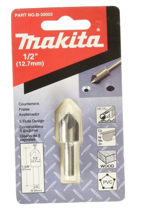 1/2" COUNTERSINK BIT 1/4"