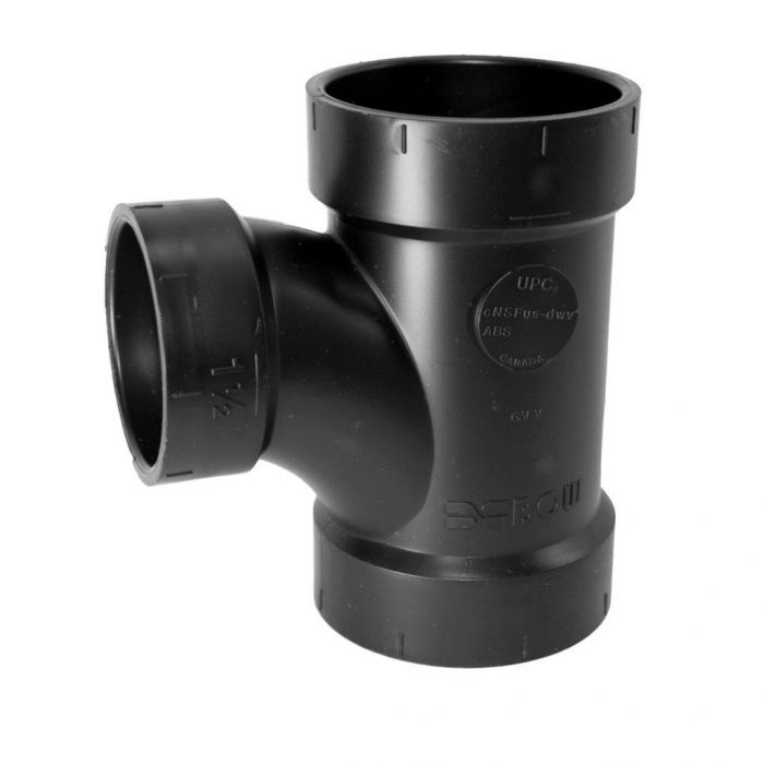 KPT ABS Reducing Tee 2" x 2" x 1-1/2"