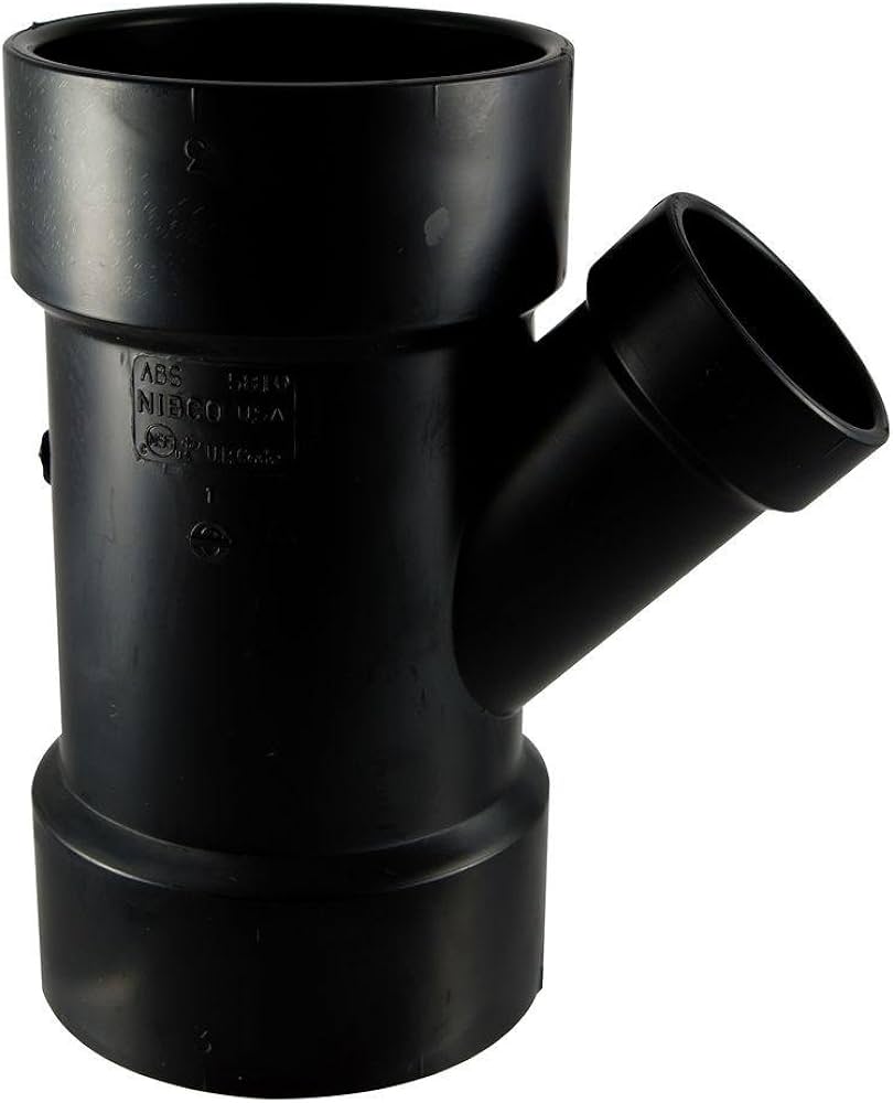 ABS Reducing Wye 3" x 3" x 1-1/2"