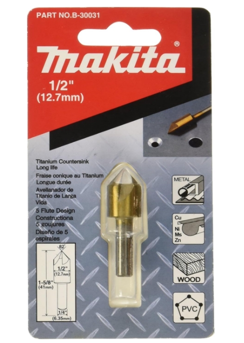 1/2" COUNTERSINK BIT 1/4"