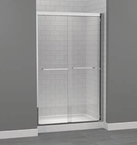KPT Framed Shower Door � 72x72" Chrome