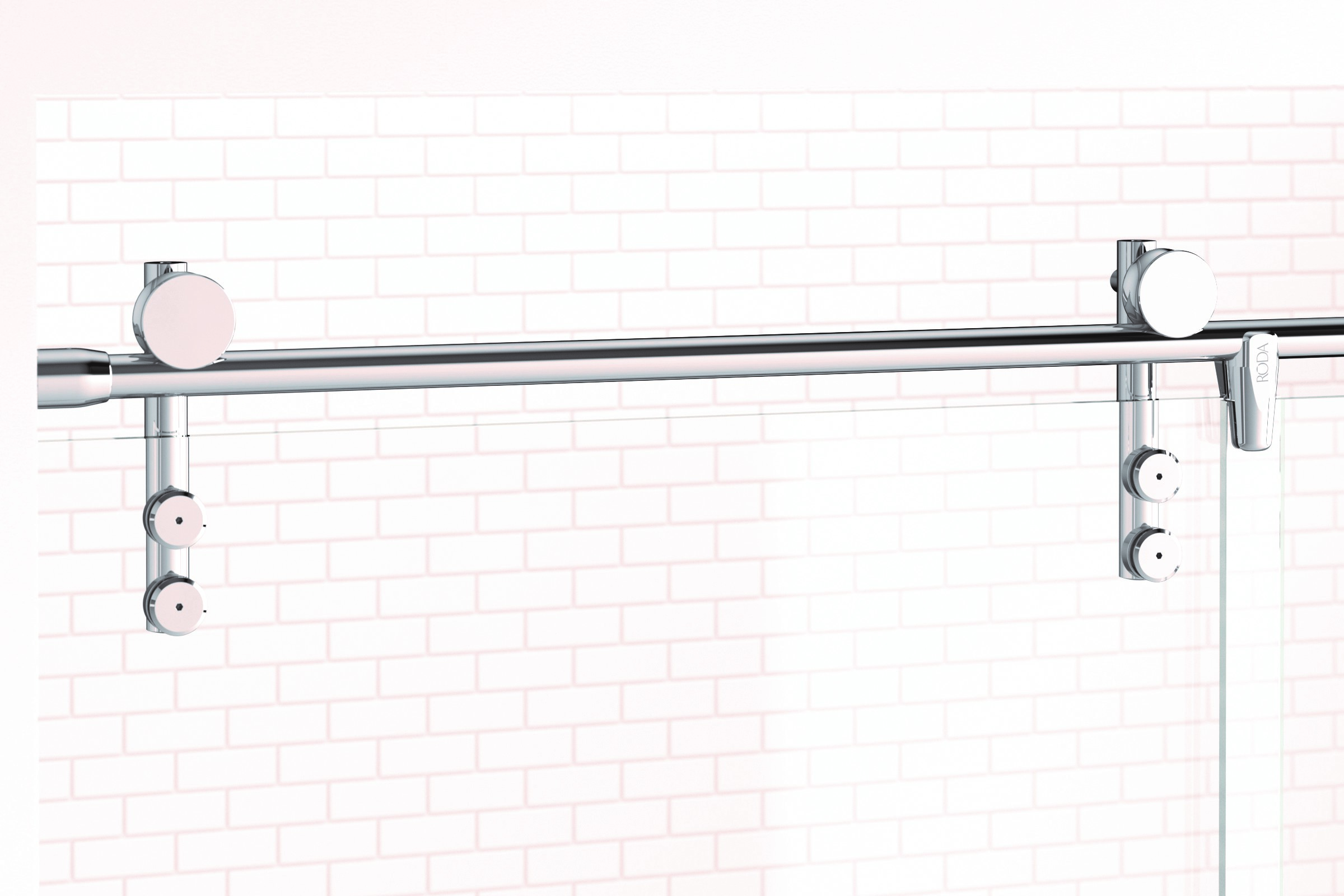 KPT Shower Door Top Roll � 48x72" Chrome