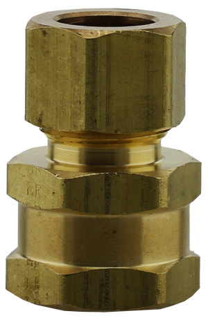 Brass Adapter 1/2" C &times; 3/8" F