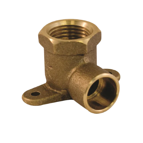 Brass Drop Ear Elbow 1/2" FT x 1/2" Solder