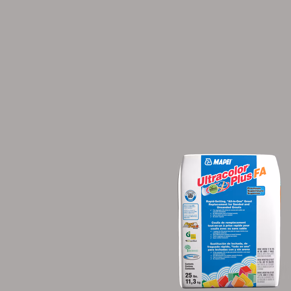 MAPEI Ultracolor Plus FA Grout 5027 Silver 25 lbs