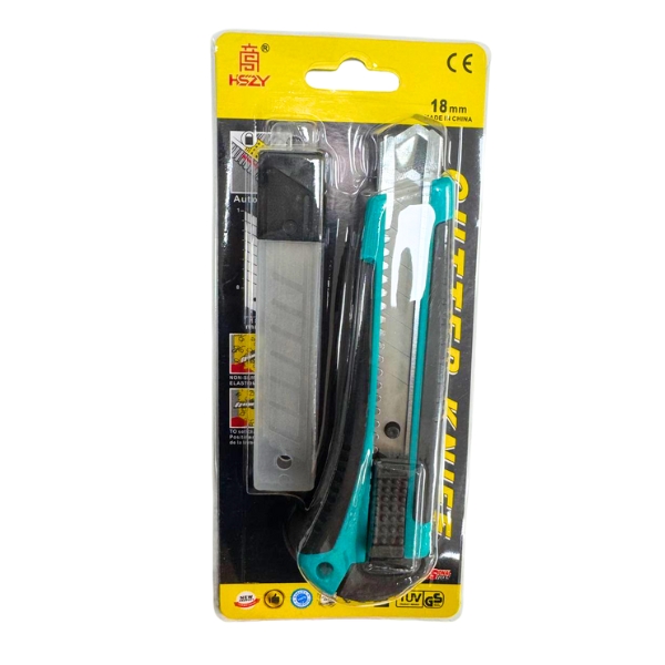 KPT Utility Knife with 2 Blades � 18 mm