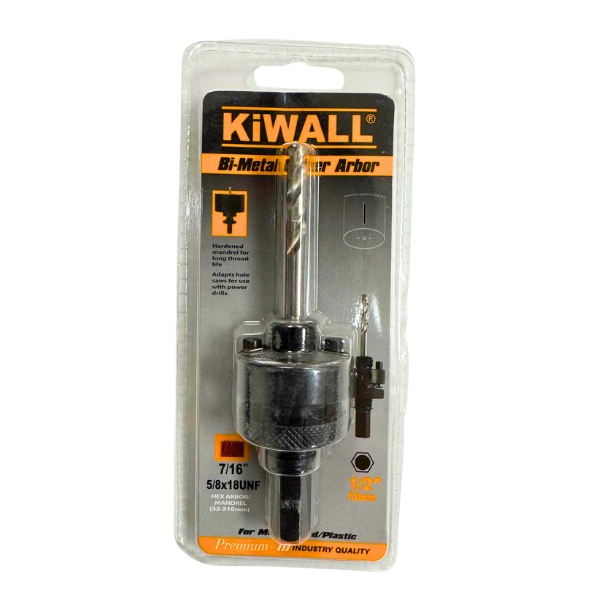 KPT Bi-Metal Cutter Arbor � 7/8"