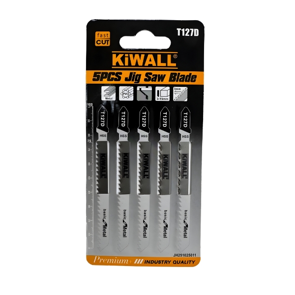 ROK Jigsaw Aluminum Blade T-Shank � Straight Cutting, Pack of 5