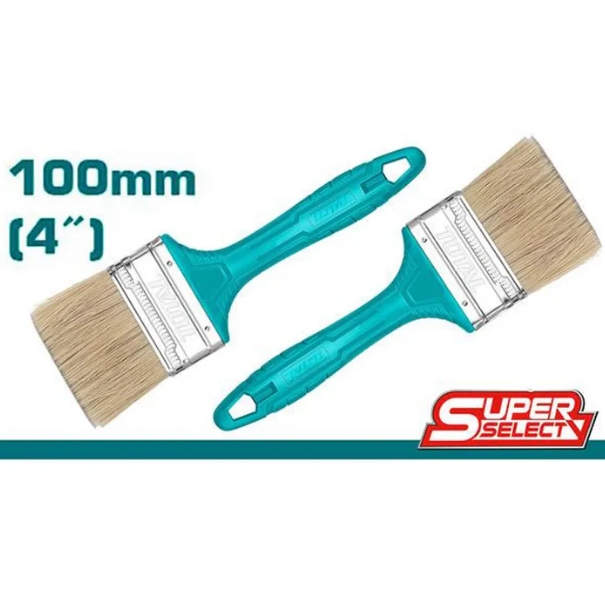 PAINT BRUSH PLASTIC HANDLE 4"