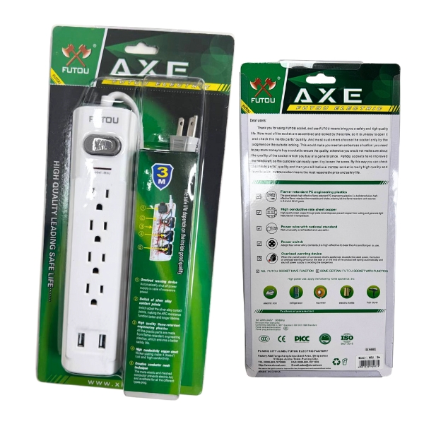 KPT Extension Socket Cord USB