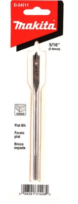 5/16" X 6" SPADE BIT 1/4"