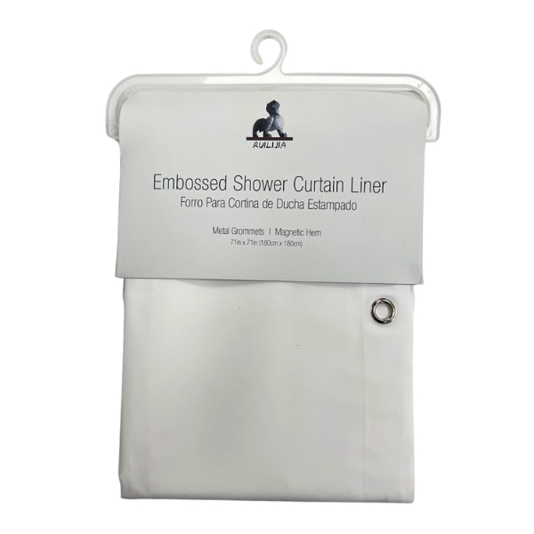 KPT Shower Curtain � White 180 x 180 cm