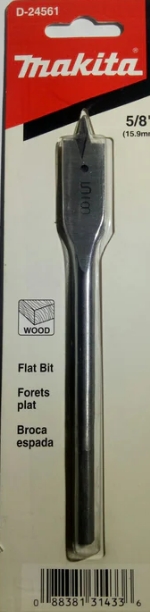 5/8" X 6" SPADE BIT 1/4"