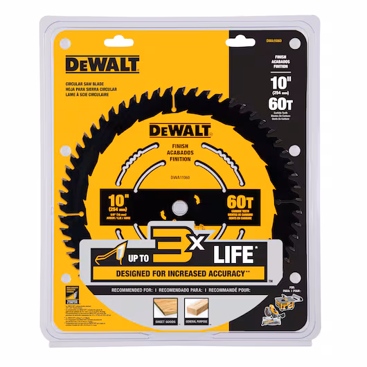 Dewalt Saw Blade � 10" x 60T