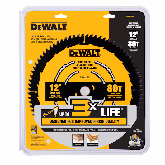 Dewalt Saw Blade � 12" x 80T