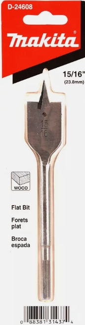 15/16" X 6" SPADE BIT 1/4"