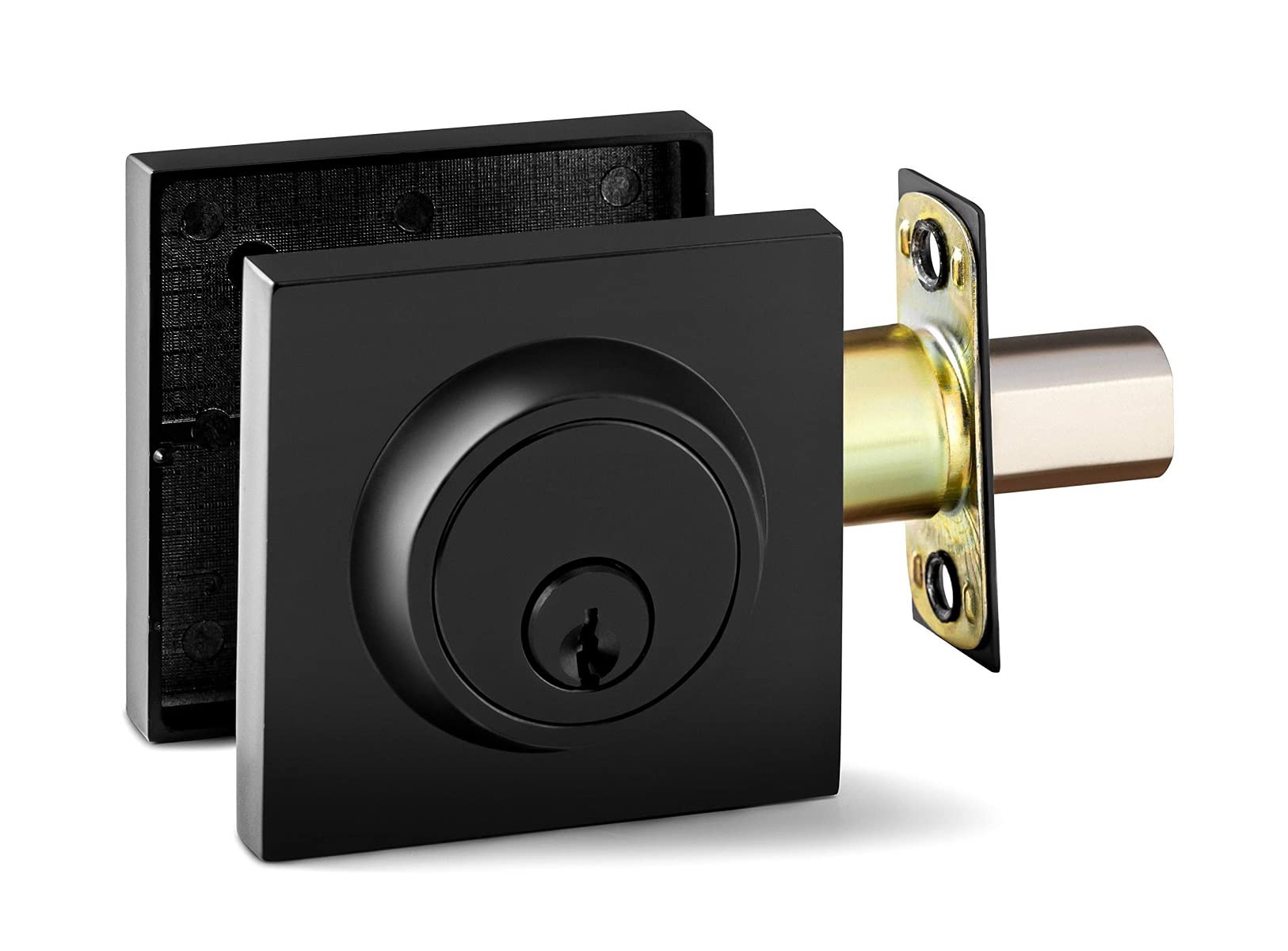 KPT Square Deadbolt - Black