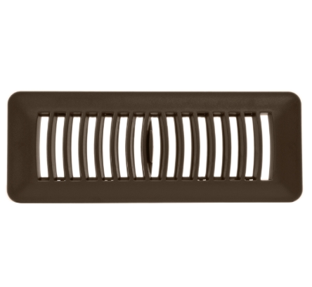 KPT PLASTIC VENT BROWN 3X10
