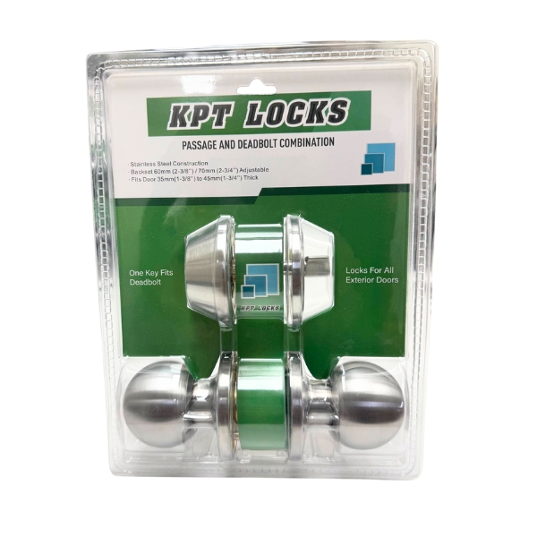 KPT Combo Passage Deadbolt - Silver