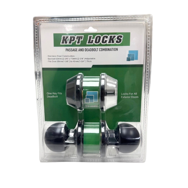 KPT Combo Passage Deadbolt - Black