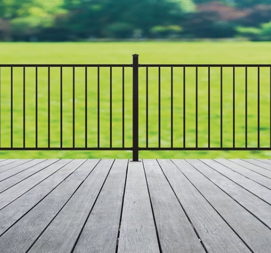 BLACK RAILING FOR DECK 36"X72"