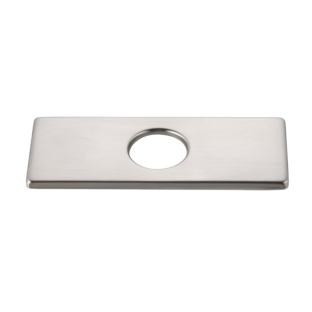 Faucet Plate Square - Brushed Nickel