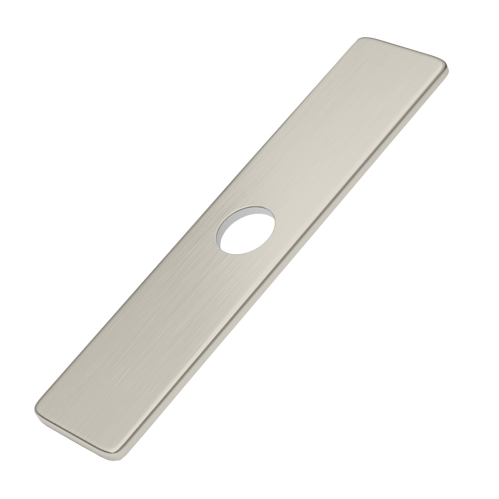 Faucet Plate Square Big - Brushed Nickel