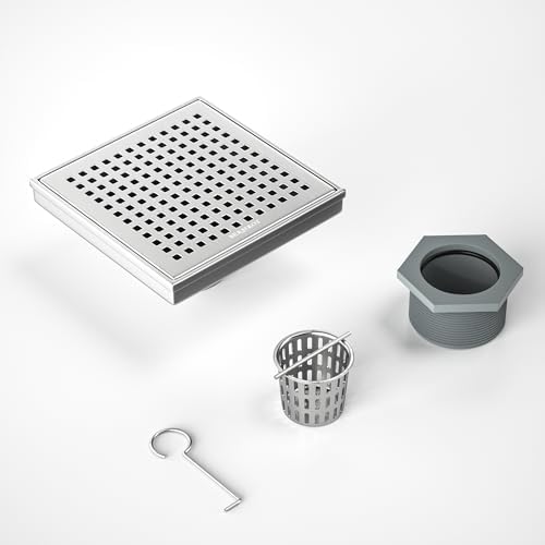 KPT Shower Drain Grid � 5" Brushed