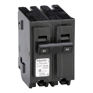 Schneider CHOM260 2-Pole Circuit Breaker � 60 A