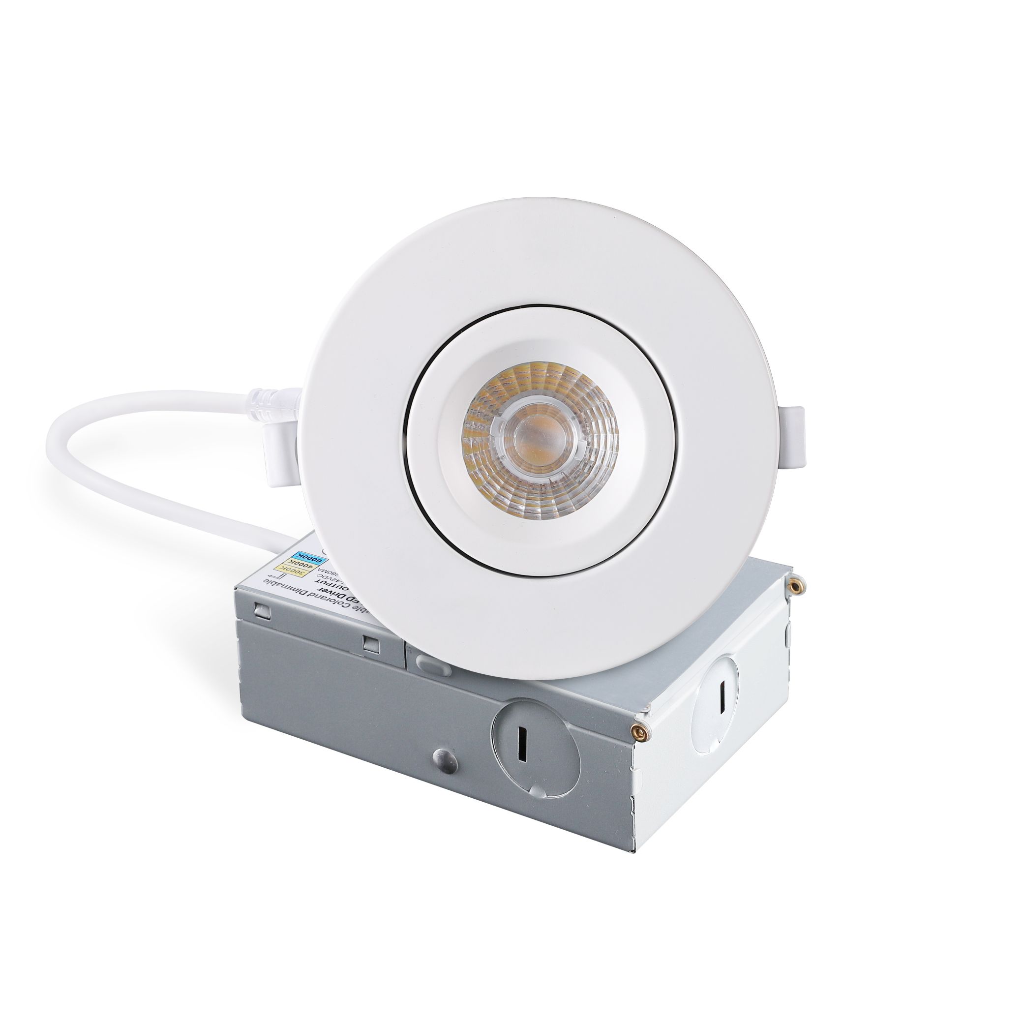 Lotus LED Gimbal Pot Light � 3CCT, White